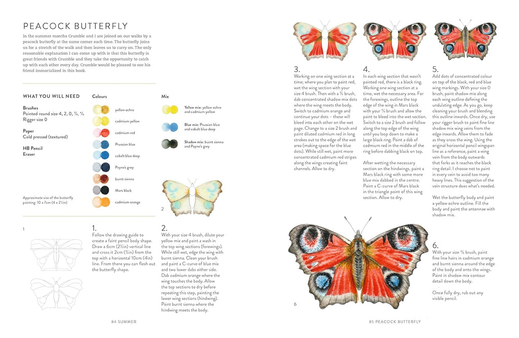 A Year of Watercolour: A seasonal guide to botanical watercolour painting