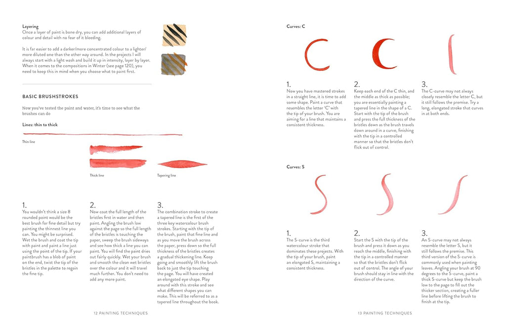 A Year of Watercolour: A seasonal guide to botanical watercolour painting