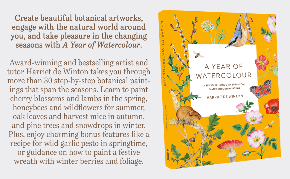 A Year of Watercolour: A seasonal guide to botanical watercolour painting